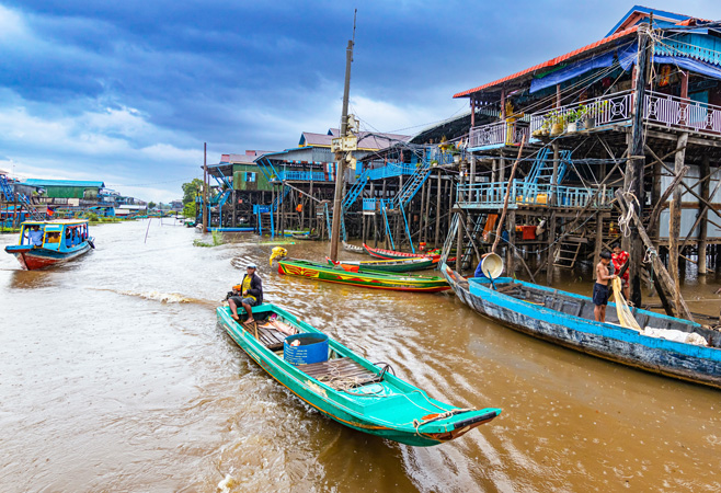 Tonle Sap Lake and Floating Villages